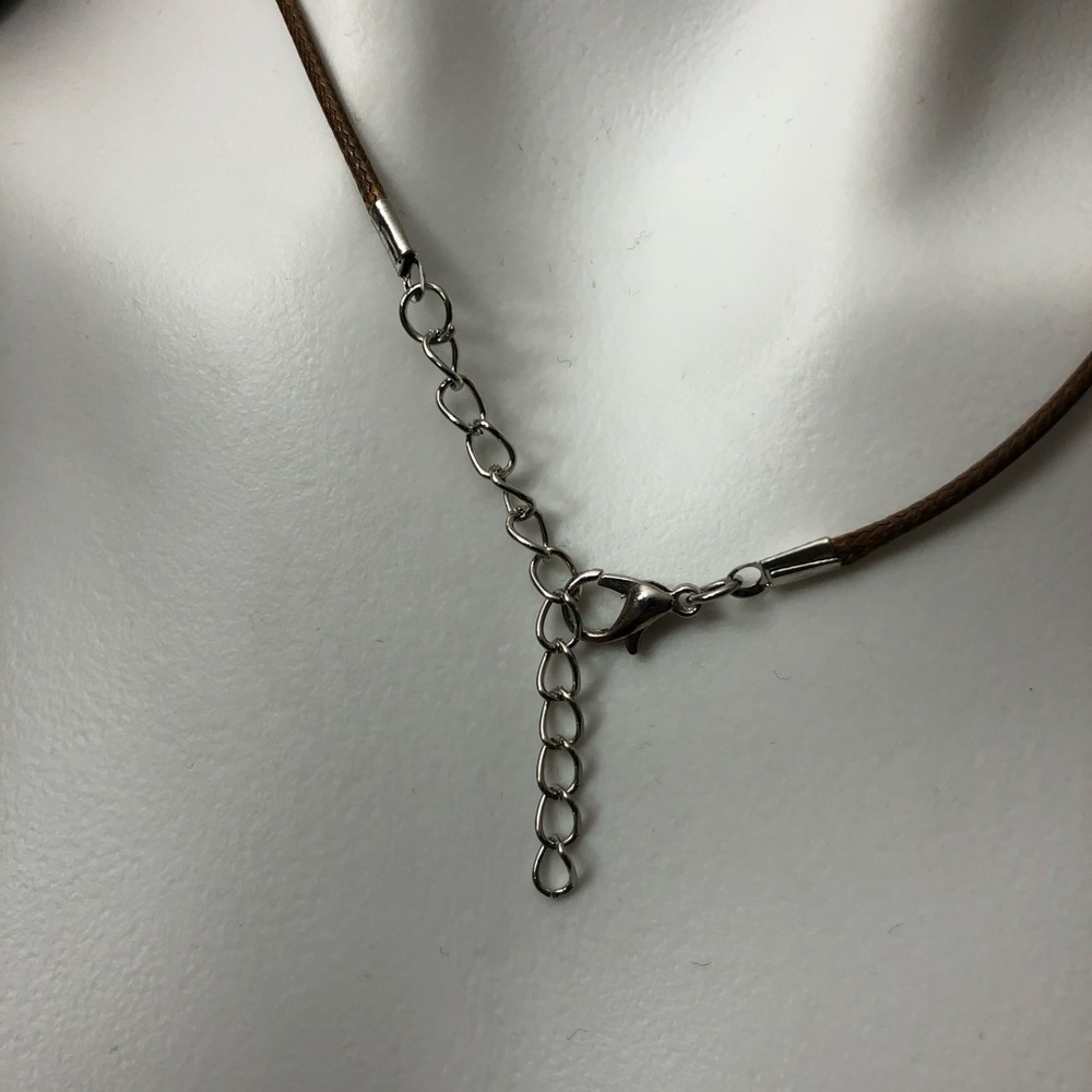 Dandelion glass ball necklace. - Picture 5 of 5